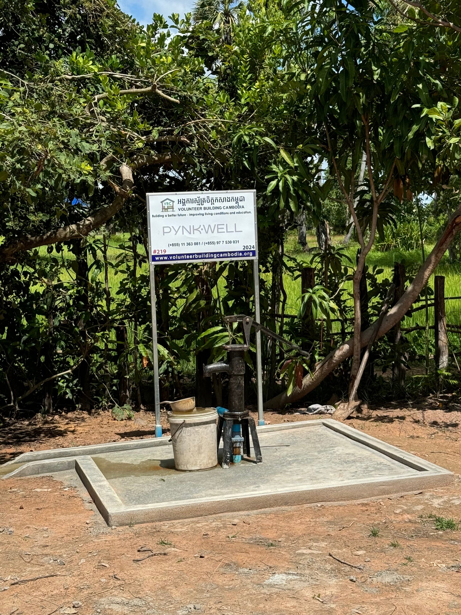 Project 1: Water Well Donation with VBC Cambodia